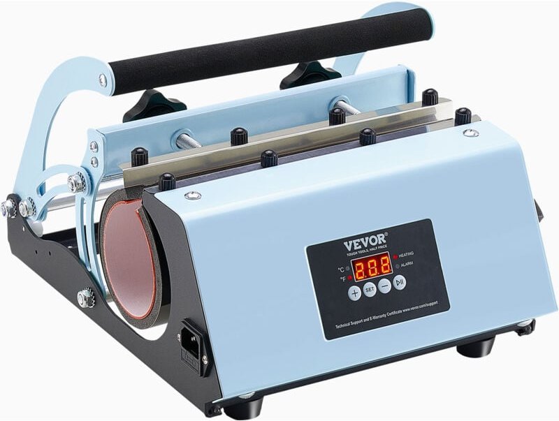 VEVOR Tumbler-Hitzepresse, 11–30 oz Tassenpresse, schnelles und gleichmäßiges Aufheizen, Tumblerpresse mit Sublimationsp...
