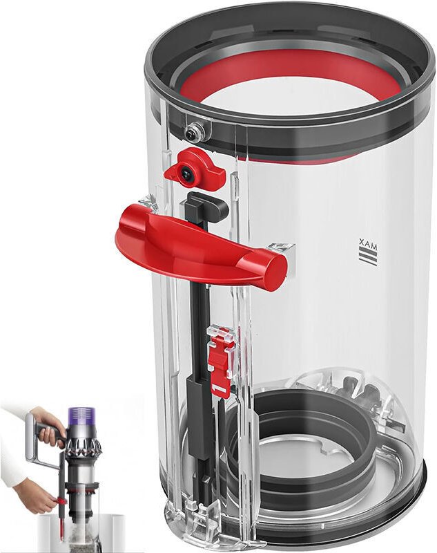 Staubbehälter für Dyson V11 und V15 Staubsauger – Robuster Auffangbehälter – Ersatzteil – Optimale Saugleistung