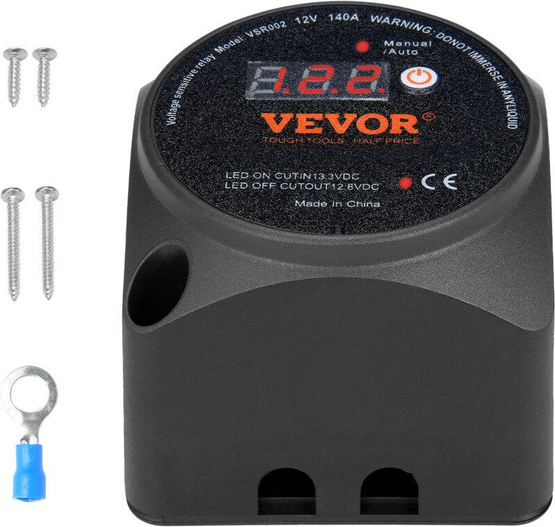 Spannungsgesteuertes Trennrelais, 12 v, 140 a, manueller und automatischer Modus, spannungsempfindliches VSR-Relais mit ...