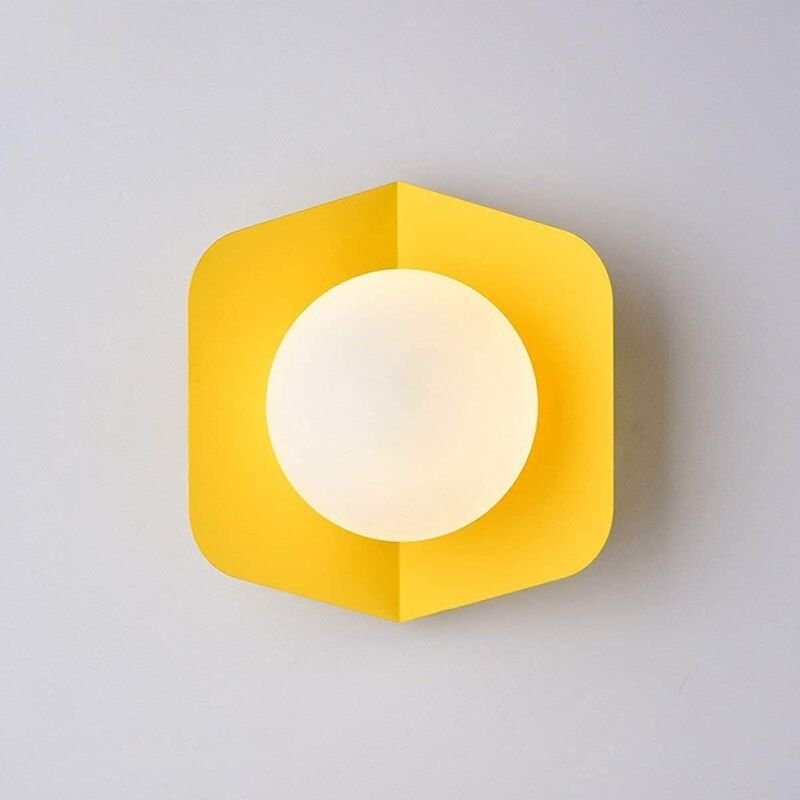 Vintage-Wandlampe, nordische Macarons, Bonbonfarben, Wandleuchte für den Innenbereich, für Schlafzimmer, Wohnzimmer, Flu...