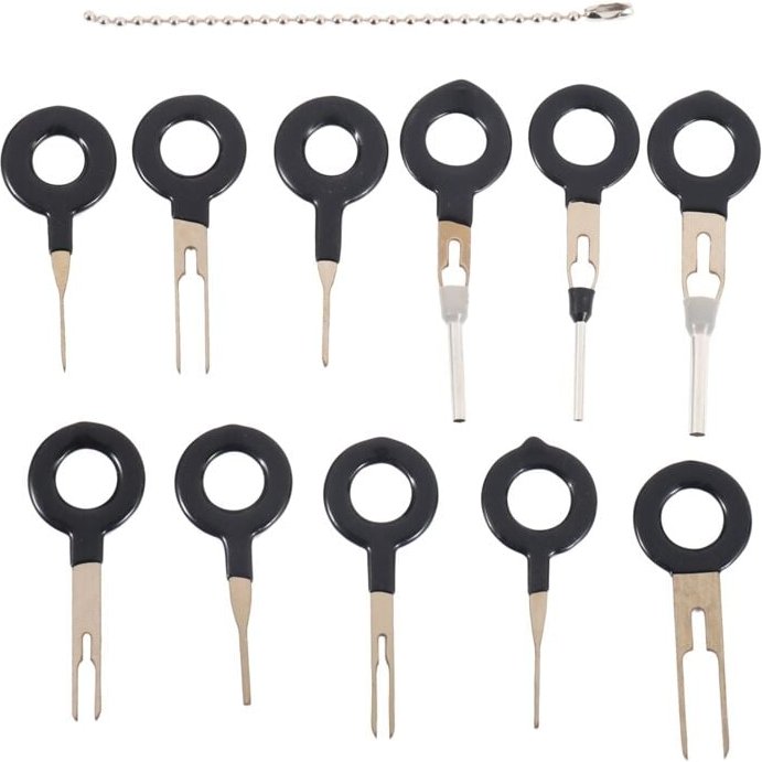 11 Teile/satz Terminal Entfernung Werkzeuge Auto Elektrische Kabel Verdrahtung Crimp Stecker Pin Extractor Kit Auto Repa...