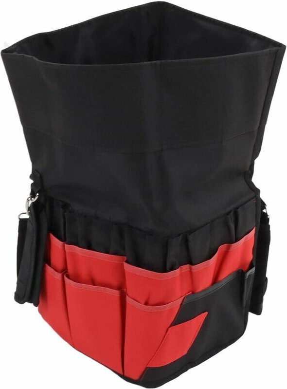 (Rote) Aufbewahrungstasche für Gartengeräte aus Oxford-Gewebe