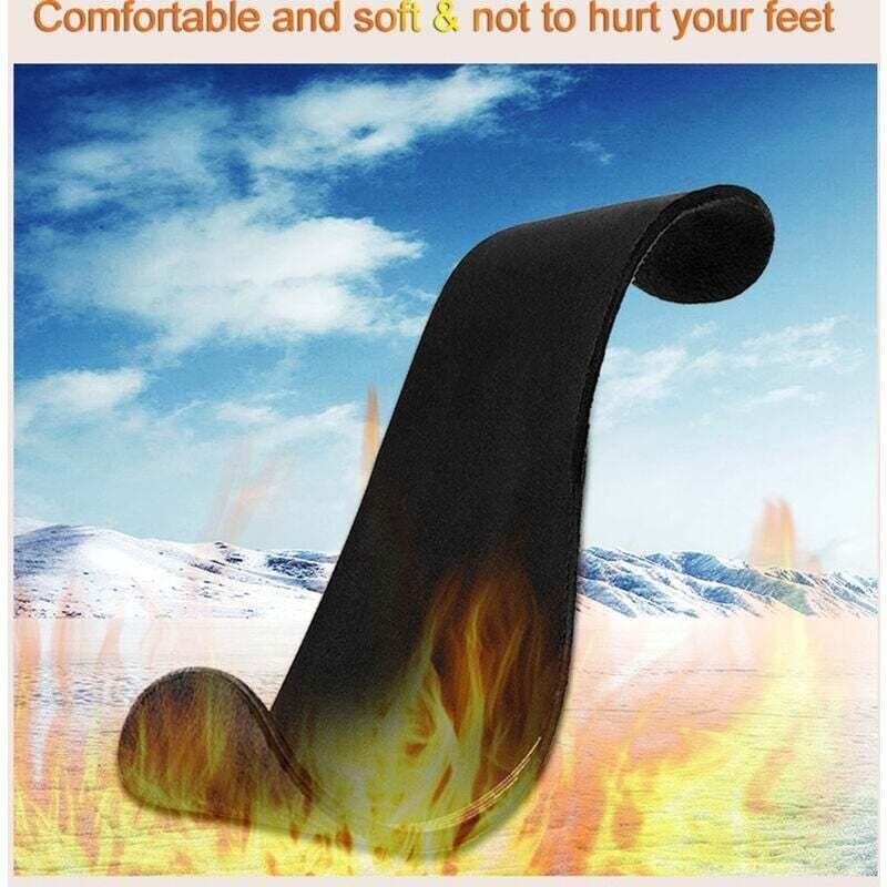 Rubberskin Beheizte Einlegesohle, Thermo-Einlegesohle, USB Elektrisch Beheizte Einlegesohle Fußwärmer Winter Fußwärmer z...