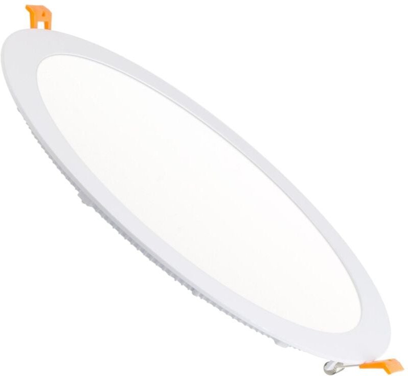 Efectoled - led Einbaustrahler flach 24W Rund SuperSlim Ausschnitt ø 280 mm 3000K Warmweiß