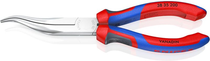 KNIPEX 38 35 200 Mechanikerzange mit Comfort-Griffen verchromt 200 mm