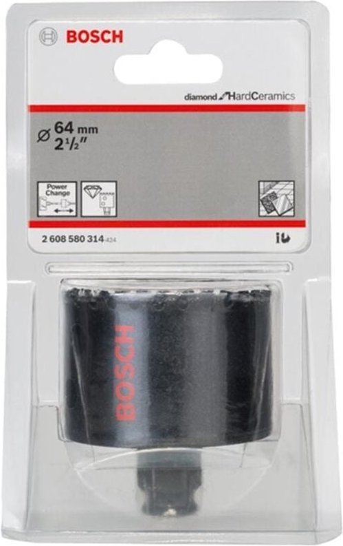 Diamantlochsäge Diamond for Hard Ceramics 64 mm 2 1/2" - 2608580314 - Bosch
