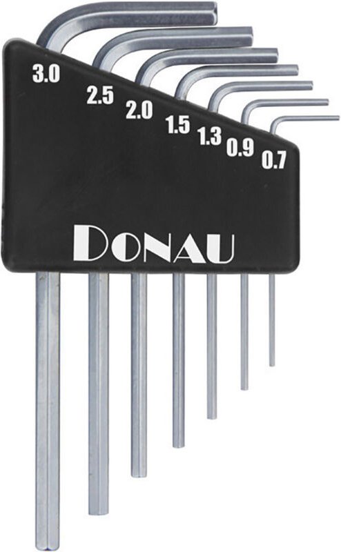 Donau Elektronik - Innensechskantschlüssel-Set 820, 0,7...3 mm, 7-teilig