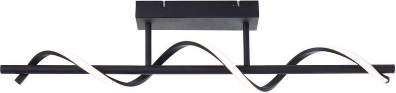 Brilliant Lampe Eunice LED Deckenleuchte schwarz matt schwarz 22 W LED integriert