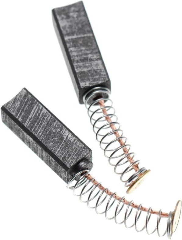 Thumbnail - Vhbw - 2x Kohlebürste 17,8 x 6.3 x 6.3 mm Ersatz für Metabo 316033380 für Elektrowerkzeug + Feder