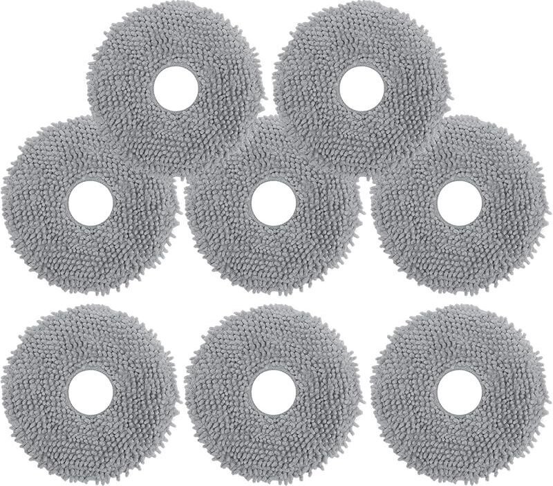 FOREHILL 8er-Pack Wischmopp-Pads für Roborock Q Revo/Qrevo Pro/Qrevo S/Qrevo MaxV/Qrevo Plus, weiche, waschbare Mikrofas...