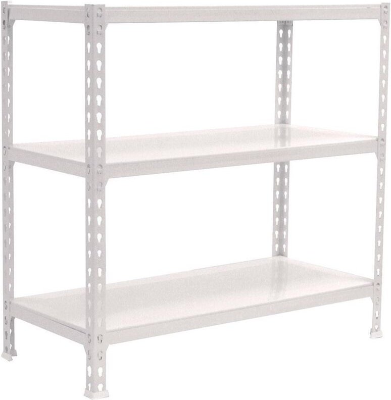 Simonrack Moderne weiße Metallregal 900x1100x500 mm