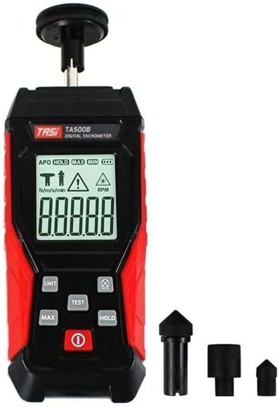 Hochpräziser 2-in-1-Digital-Drehzahlmesser mit Kontakt