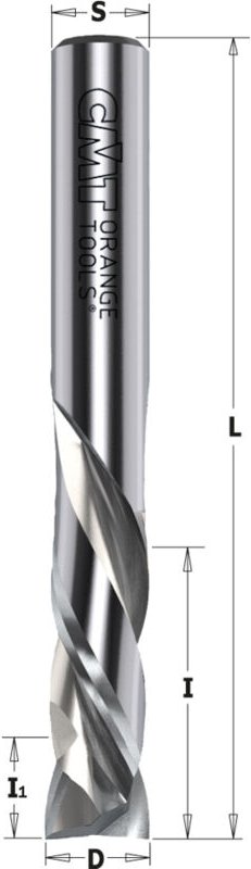 190.100.11 Bohrer HELICOIDAL Z2+2 HWM D=10x7-32x80 DX
