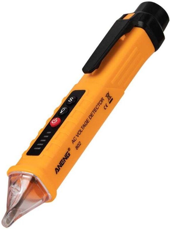 Berührungsloser Wechselspannungsdetektor, 12V-1000V, Gelb