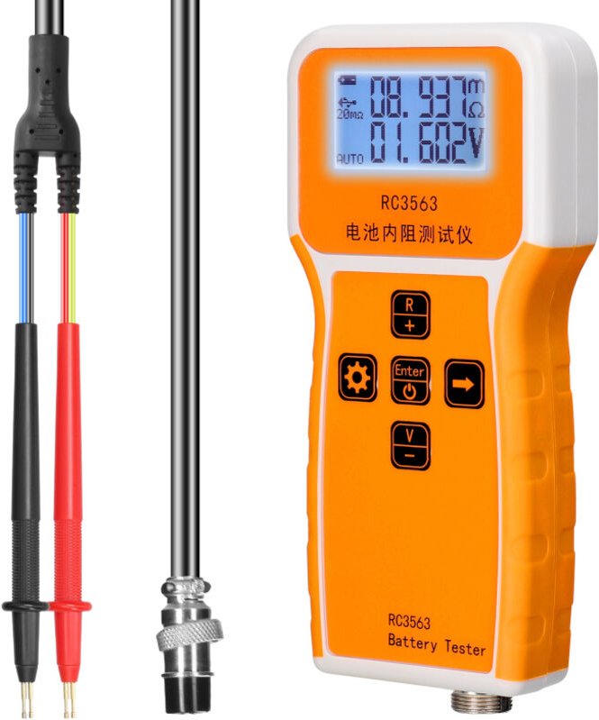 RC3563 Tester portatile interno di tensione e resistenza, 200 Ω 100 V, display a 3 cifre, alta precisione, rilevatore di...
