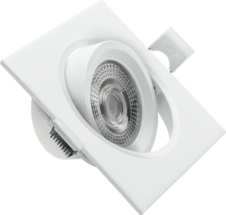 Matel - Gerahmter, schwenkbarer LED-Ring (7 w, 3 cct, 560 lm), IP20, 9 x 9 x 3,8 cm, weiße Farbe