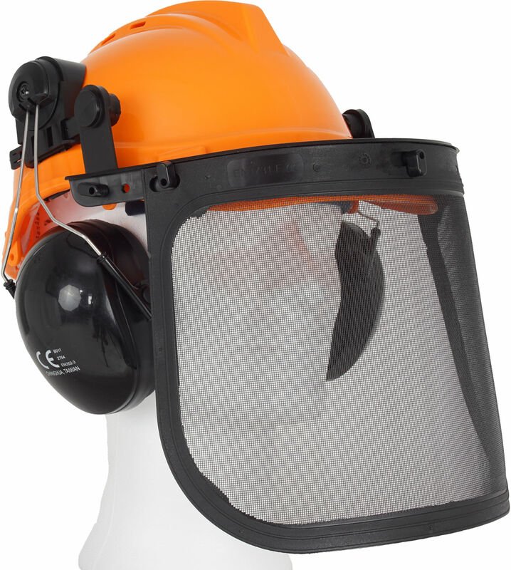 Baumarktplus - Forsthelm Forstschutzhelm mit Visier und Gehörschutz Schutzhelm 50-66 cm Sägehelm
