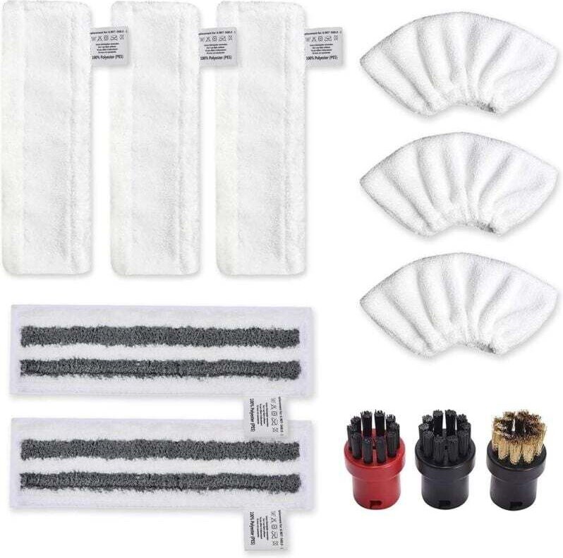 Zubehör für Kärcher Easyfix SC2, SC3, SC4 und SC5: Mikrofaserhauben, Wischmopps, Runddüsenbürsten für Dampfreiniger. Ers...