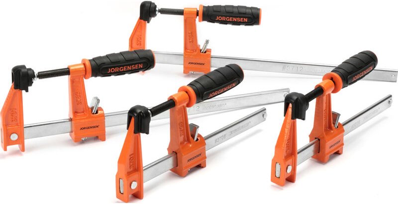 4er-Satz Mittelschwere Stahlklemmen (2-15 cm, 2-30 cm) Jorgensen 2391335 Spann-Weite (max.):30 mm Pr