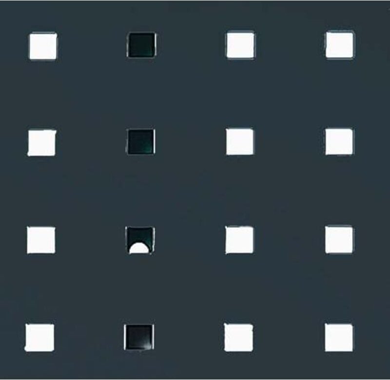 Lochplatte B457xL1485mm anthrazitgrau, ral 7016