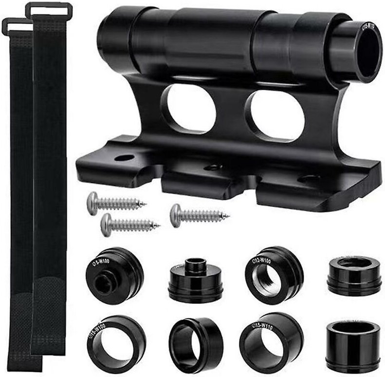 Woosien - Fahrrad-Vorderradgabel mit Adaptern, Schrauben und Riemen, universelle Fahrradblock-Gabelhalterung für lkw, Tr...