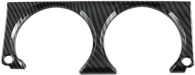 Tlily - Auto abs Carbon Fiber Front Wasser Tasse Halter Schutz Rahmen Abdeckung Trim Aufkleber Zubehör Für Toyota Sienna...