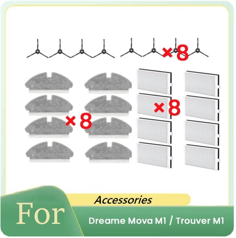 24-teilig für M1 / Trouver Sweeper Zubehör Ersatz