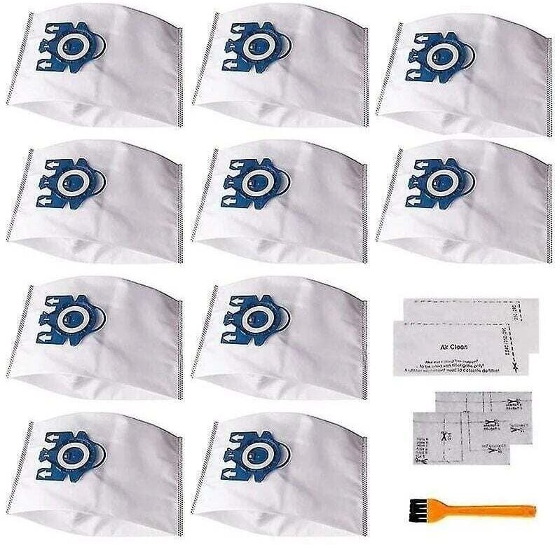 FlkwoH 15 Stück Staubsaugerbeutel für Miele Gn Airclean 3D Efficiency Staubbeutel ersetzen Miele Gn Staubsauger Staubbeu...