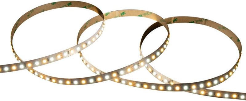 Ledkia - LED-Streifen 24V smd cct 120 LED/m 5m 10W/m 800lm/m Breite 10mm Schnitt 10cm IP20 cct