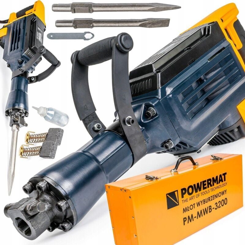 Abbruchhammer 3200 W Stemmhammer Meißelhammer Schlaghammer SDS HEX 50J