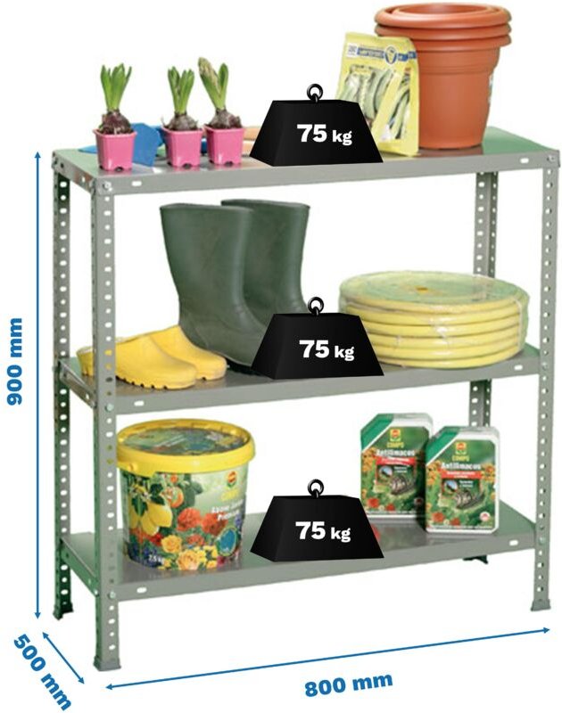 Simonrack Advantage Mini Metallregal grau robust