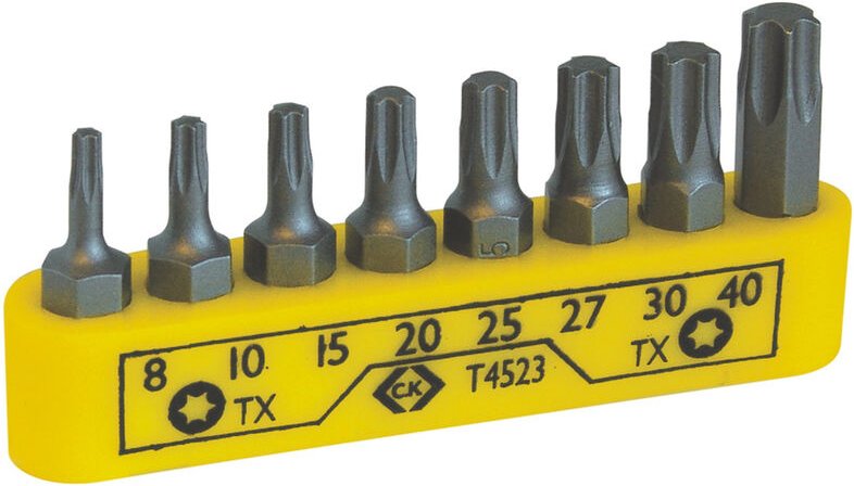C.K T4523 Bit-Set 8teilig Innen-Sechsrund (TX)