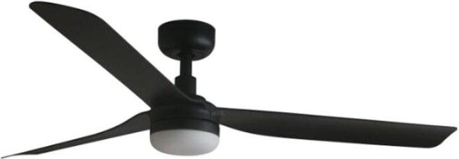 Faro Barcelona - Ventilator mit led-licht faro punt m 18w 3000-4200-6500k schwarz - 33815-21