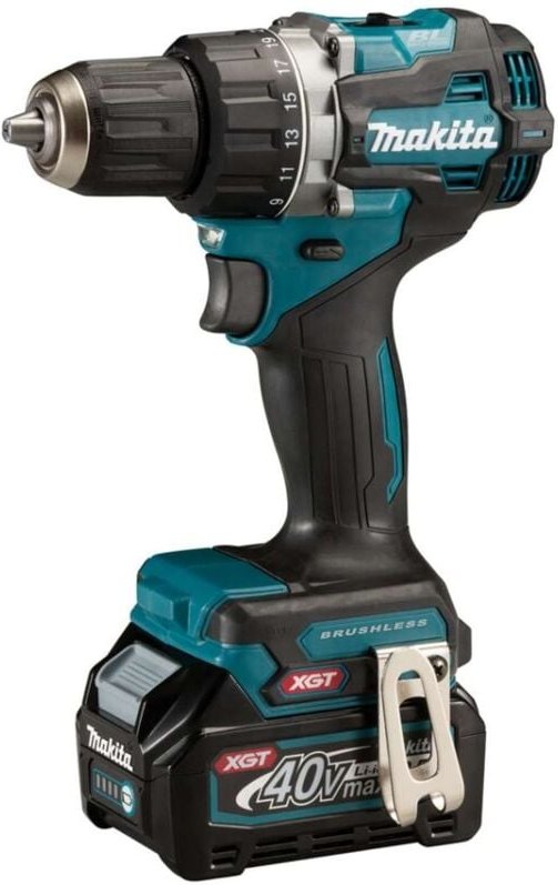 Makita Werkzeug - Akku-Bohrschrauber, 40V, 2x 2,0 Ah Akkus, Ladegerät DF002GA201