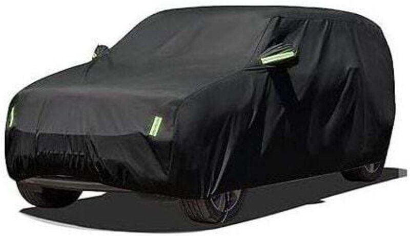 Wasserdichte SUV-Autoabdeckung, 480 x 175 x 150 cm, Schwarz, für den Außenbereich