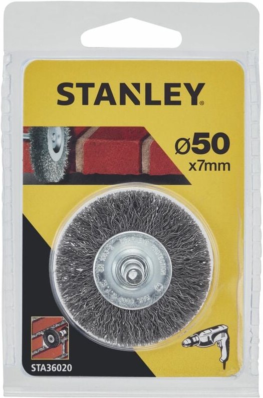 Thumbnail - Rundbürste sta36020-xj - stahl mit 50 mm durchmesser - Stanley