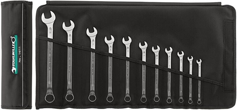 Stahlwille - 96401005 14/17 Ring-Maulschlüssel-Satz Schlüsselweite (Metrisch) 6 - 22 mm