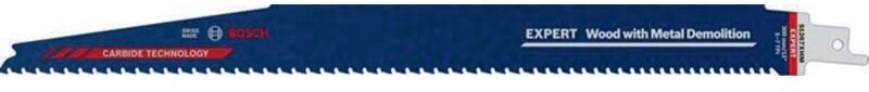 Säbelsägeblatt Wood Metal Demolition S 1267 XHM Länge 300 mm Breite 25 mm 5 mm S-Schaft
