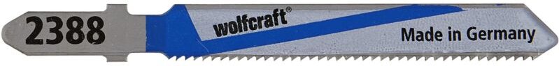 Wolfcraft - Stichsägeblätter 3555000 130 mm T-Schaft 2 Stück Sägeblätter & Sägehilfen