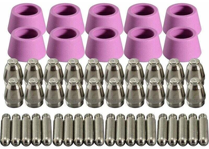 SG-55 AG-60 Plasmaschneider, Verbrauchsmaterial, Plasmazubehör, Düse, 60 Ampere, 50 Stück