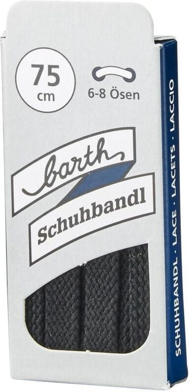 Schnürsenkel flach 75 cm schwarz