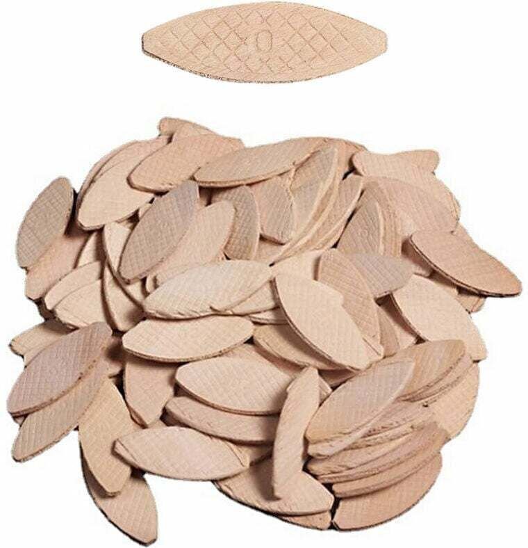 Ulisem (ca. 100 Stück) Lamello in Tischlerqualität / Verbindungsplatten / Flachdübel / Buchenholzverbinder / Andockwerkz...