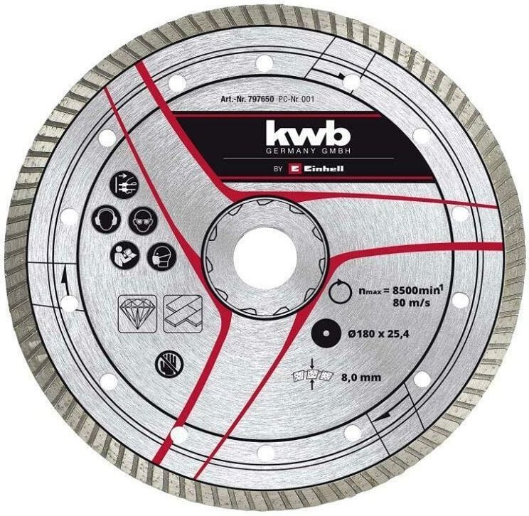 KWB - Einhell italy diamantscheibe 180x25,4mm 49797650