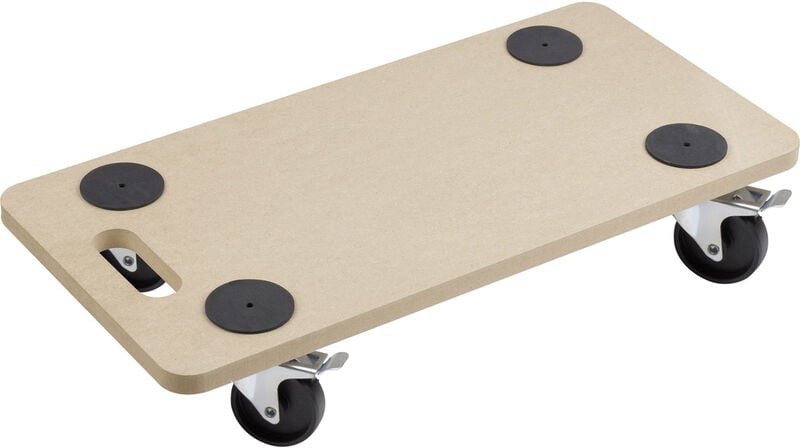 Meister Werkzeuge - 0821400 Transportroller Holz Traglast (max.): 200 kg 590 mm x 290 mm Anzahl Len