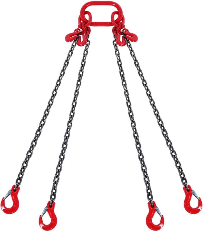 Kettenschlinge, 5/16 Zoll x 10 Fuß Hebeketten mit Haken, G80 Motorkettenzüge, 11000 lbs/5 Tonnen Hebeschlingenketten für...