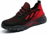 Sicherheitsschuhe für Herren und Damen, Sneakers mit Stahlkappe, leichte, atmungsaktive Arbeitsschuhe, Sicherheitsschuhe...