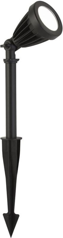 Searchlight - Außenstrahler Stecklampe Gartenlampe Erdspieß led Spot schwenkbar schwarz h 46cm