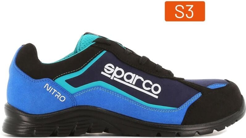07522NRAZ Nitro Petter esd S3 src Sicherheitsschuh, Blau/Schwarz, 43 - Sparco