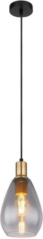 Globo - hängeleuchte - FANNI - schwarz - glas - Ø 15cm - E27 -