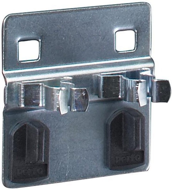 Bott - Doppelte Werkzeugklemme B60xT60xD2x13 mm für Lochplatten für Lochplatten 5 Stk